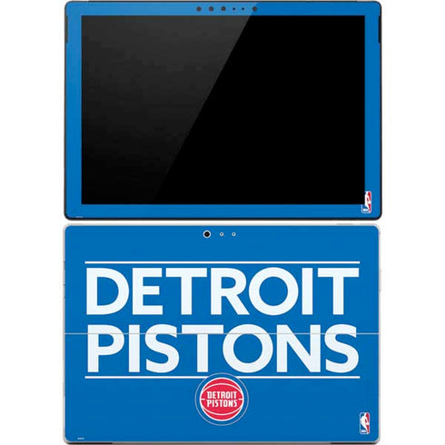 NBA Detroit Pistons Standard - Blue Surface Pro 4 Skin